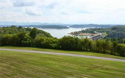 Douglas Lake overlook area